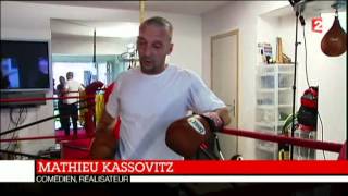 Mathieu Kassovitz \u0026 Cyril Huillard Reportage Boxe pour Stade 2