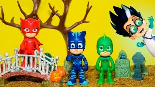 PJ Masks Halloween Trick or Treat Adventure with Romeo and Mickey Mouse PJ Masks Halloween Trick or Treat Adventure with Romeo and Mickey Mouse