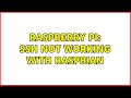 Raspberry Pi: SSH not working with Raspbian (2 Solutions!!)