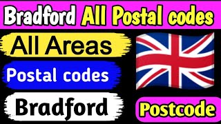 Bradford uk postal code list of all areas #Bradford