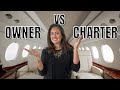 Owner vs Charter Flights- Private Jet Flight Attendant