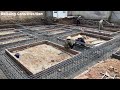 Construction Techniques For Solid And Solid House Foundations Using Iron Beams And Concrete