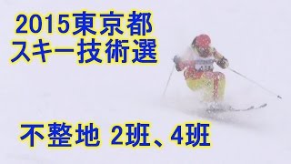 2015東京都スキー技術選手権大会[決勝・小回り不整地]男子2、4班