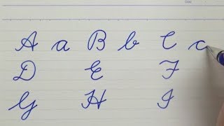 筆記体のつなげ方 曜日 Cursive Writing