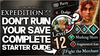 Clair Obscur Expedition 33 - Ultimate Starter Guide & Combat Tips - Don't Get It Wrong! (No Spoiler)