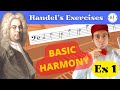 Harmony for Beginners - Handel Exercises n.1 #improvisation #harmony #counterpoint