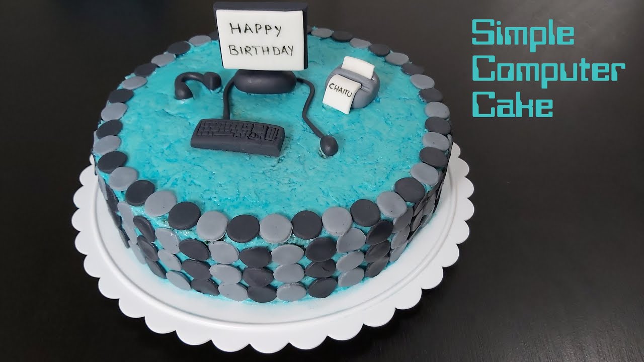 Software Engineer Simple Laptop Cake : Computer Cake Computer Cake ...