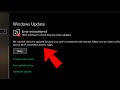 Windows 10 Update Error Encountered , we will continue Fix