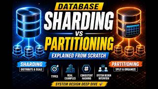 Sharding vs Partitioning Explained Simply | Distributed Database Architecture