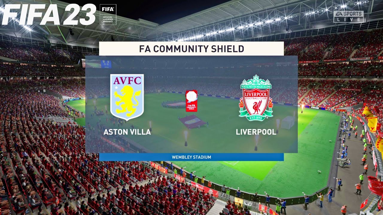 FIFA 23 | Aston Villa Vs Liverpool - FA Community Shield - Full Match ...