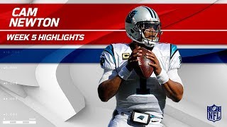 Cam Newton Highlights | Panthers vs. Lions | Wk 5 Player Highlights