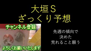 【大垣Ｓ】データないのでさっくりと　２０２１　オタク芳乃の競馬配信