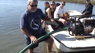 Suction sampling with Dr. Heck's lab