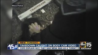 Mesa man claims police brutality, takedown caught on video