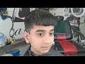 simple hair cutting school boy sahil barber