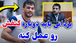 کتف حسن یزدانی باید دوباره عمل شه