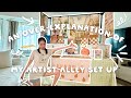 An Over-Explanation of My Artist Alley & Market Vendor Table ✿ Studio Vlog