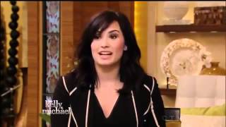 Demi Lovato full Interview on Live with Kelly and Michael 2013