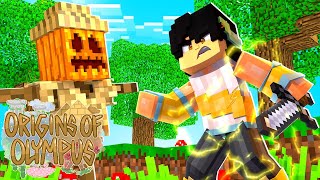 Training for the future| Minecraft ORIGINS OF OLYMPUS | (Percy Jackson Minecraft Roleplay)