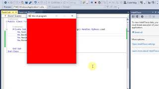 changing Form background color in Run time in VB.net