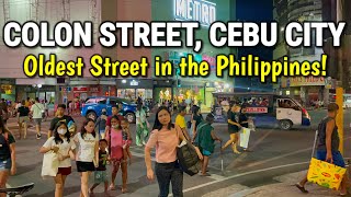 Walking in Cebu City’s COLON STREET at Night | OLDEST STREET IN THE PHILIPPINES | Cebu Nightlife