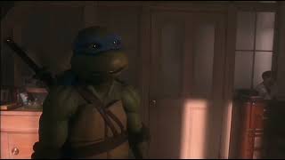 Teenage Mutant Ninja Turtles (1990): Leonardo and Raphael's Fight