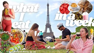 what i eat in a week in France | Paris travel ( vegan ) ep.009