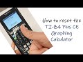 How to Reset Your TI-84 Plus CE GC