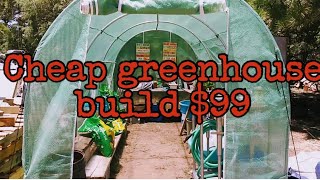 Cheap greenhouse build $99 on Amazon