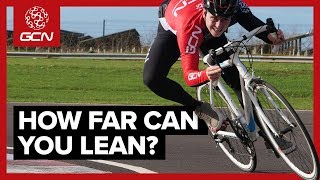 Searching For The Limits Of Cornering A Road Bike | GCN Doesn't Do Science