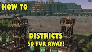 Districts and Resources Too Far Away! - Timberborn