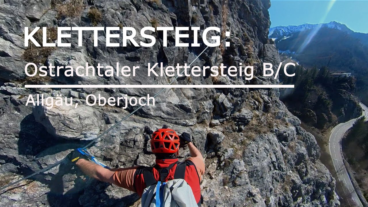 KLETTERSTEIG: Ostrachtaler Klettersteig B/C - Allgäu, Oberjoch - YouTube