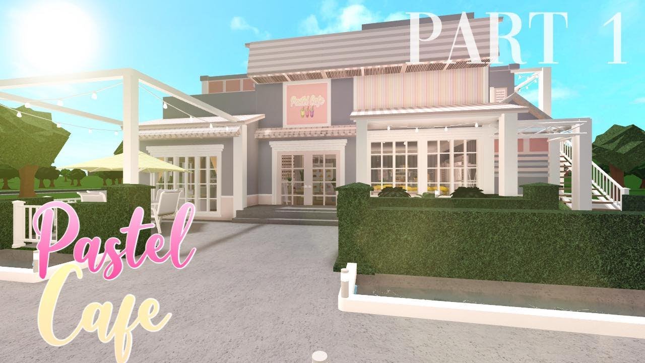 ROBLOX Bloxburg: Pastel Cafe Part 1 - 258K - YouTube