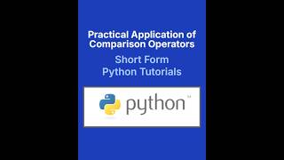 Python Comparison Operators Tutorial | List Comprehension Examples for Beginners
