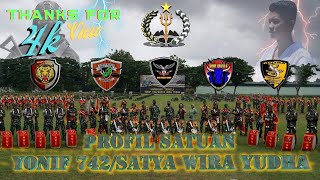 PROFIL SATUAN YONIF 742 SATYA WIRA YUDHA TA.2021