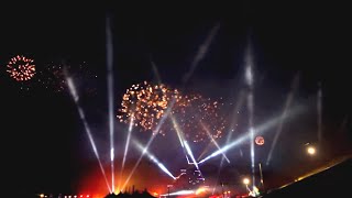 第64回 勝毎花火大会（2014） グランドフィナーレ 輝く未来へ　フル Kachimai fireworks