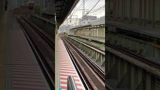 20200506武庫川線赤胴車R武庫川駅を通過し甲子園信号所へ