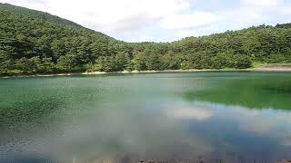 福島県桑折町半田山自然公園半田沼の絶景動画