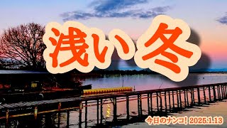 【今日のナンコ！2025.1.13】浅い冬【琵琶湖バス釣り】