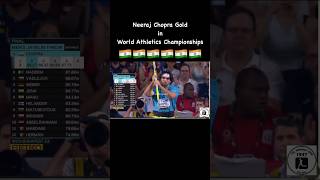 Neeraj Chopra Gold in World Championship 2023 #neerajchopra #javelinthrow #indianathelete #wac