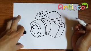 How to Draw a Camera Step by Step for Kids