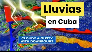 Atentos a las #lluvias en occidente de #Cuba