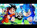 GOKU VS SONIC THE HEDGEHOG (DBZ COMPILATION)