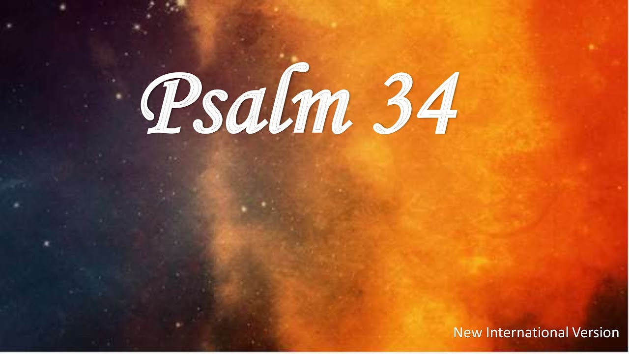 Psalm 34 Psalm 34 3 4 Bible Scripture