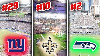 Ranking All 32 NFL Teams’ Home-Field Advantage From WORSTTo FIRST For This Upcoming 2024 Season
