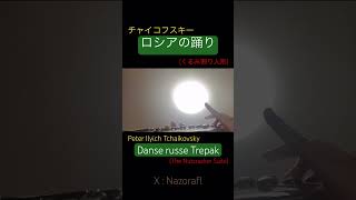 【Flute】Danse russe Trepak (The Nutcracker Suite) / Peter Ilyich Tchaikovsky【演奏してみた】#Shorts