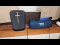 Ultimate Ears Epicboom Vs Jbl Xtreme 3 🪟 On A Ledge🔌plugged In. Battle Of Midsize Bluetooth Speakers