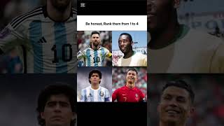 Rank them, be honest... #music #beats #instrumental #football #messi #ronaldo #pele #maradona