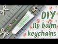 The EASIEST Way to Make Lip Balm keychains! ♡ + seed bead charms