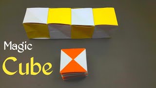 DIY | Magic Spiral Cube | Origami Magic Spiral Cube | How to make Magic Spiral Cube